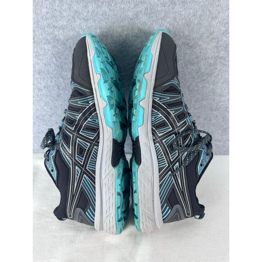 Asics Women's sz 9 Wide Gel Venture 7 Teal & Grey Trail Running Sneaker Hiking - Picture 6 of 12